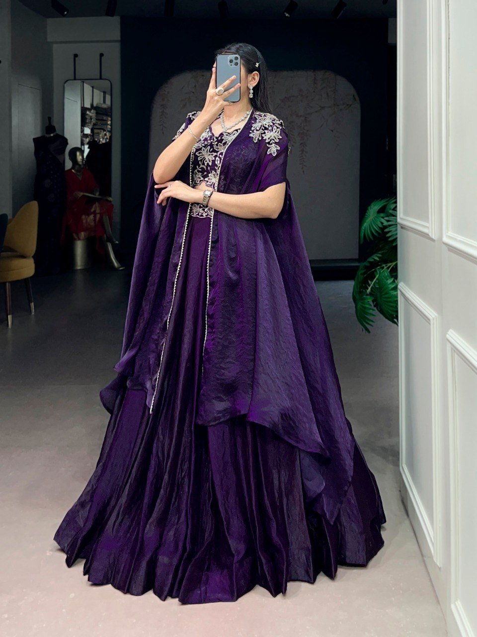 Aafreen Purple Shrug Set - Your ConnorAafreen Purple Shrug SetYour Connor