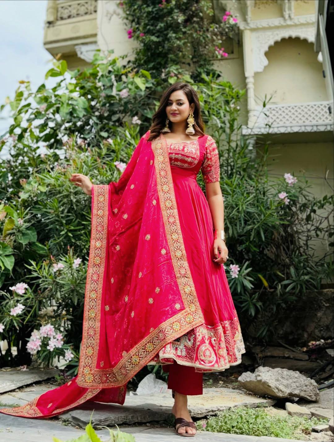 Designer Anarkali Suit With 5mm Sequence & Heavy Embroidery Work - Your ConnorDesigner Anarkali Suit With 5mm Sequence & Heavy Embroidery WorkYour Connor