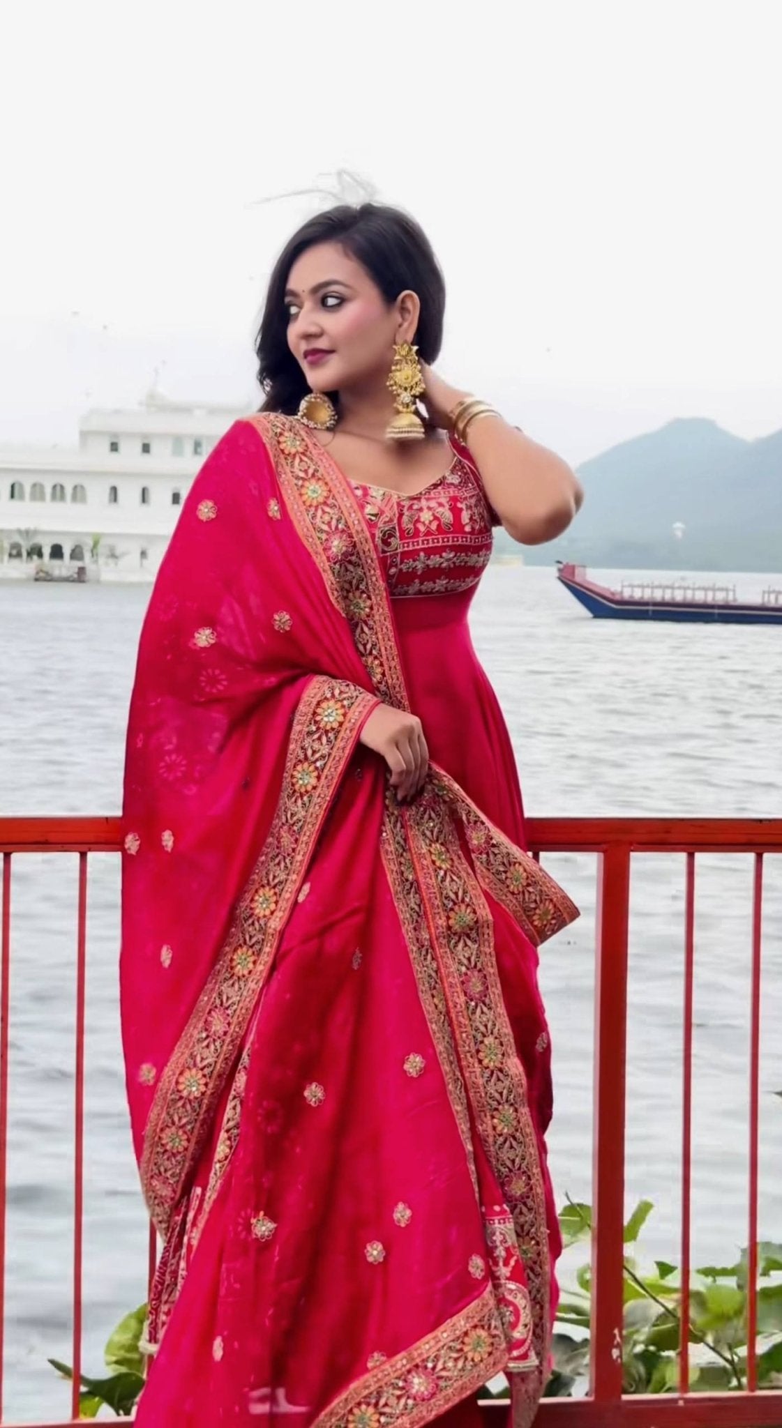Designer Anarkali Suit With 5mm Sequence & Heavy Embroidery Work - Your ConnorDesigner Anarkali Suit With 5mm Sequence & Heavy Embroidery WorkYour Connor