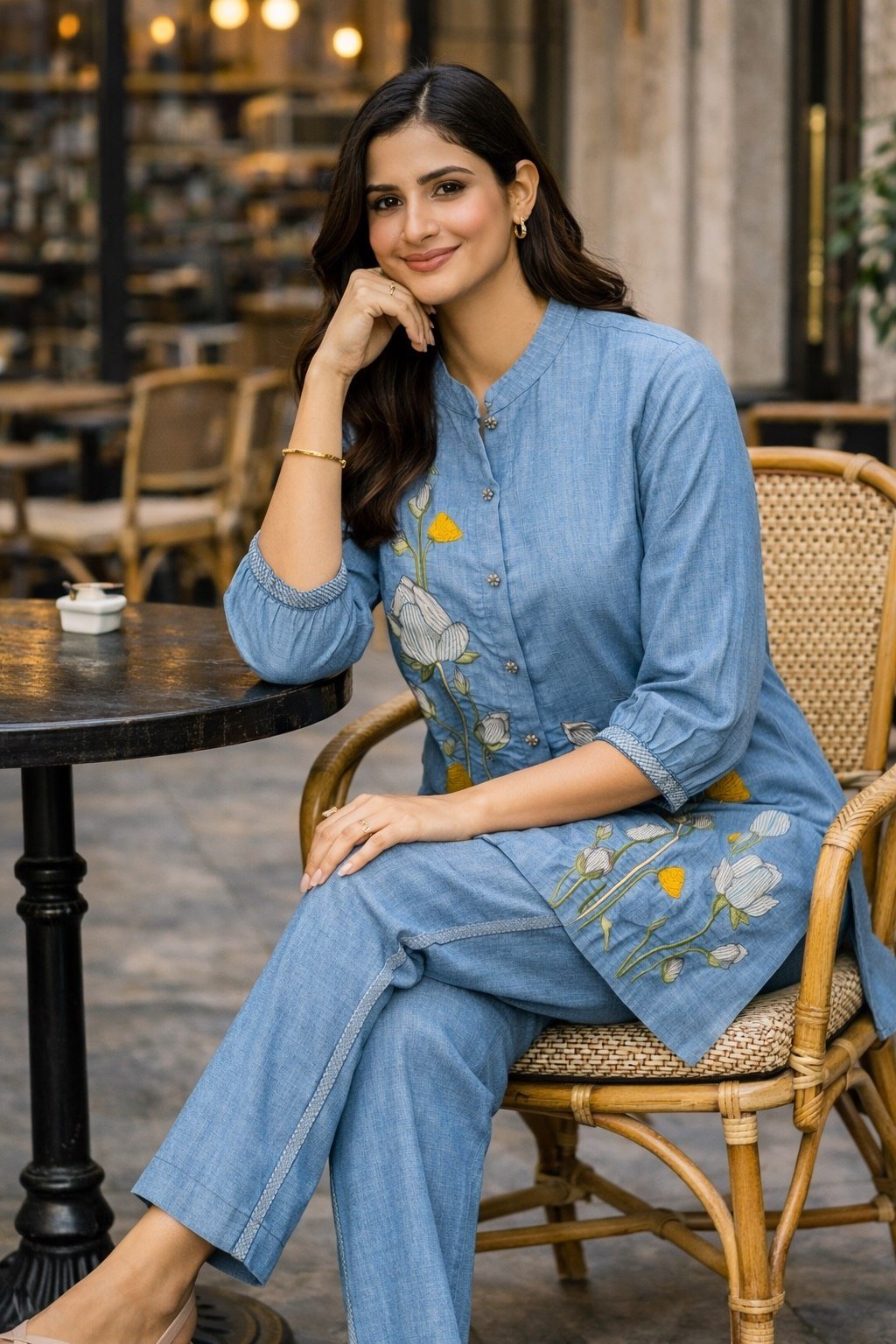 Light Blue Cotton Co - Ord Set - Your ConnorLight Blue Cotton Co - Ord SetYour Connor