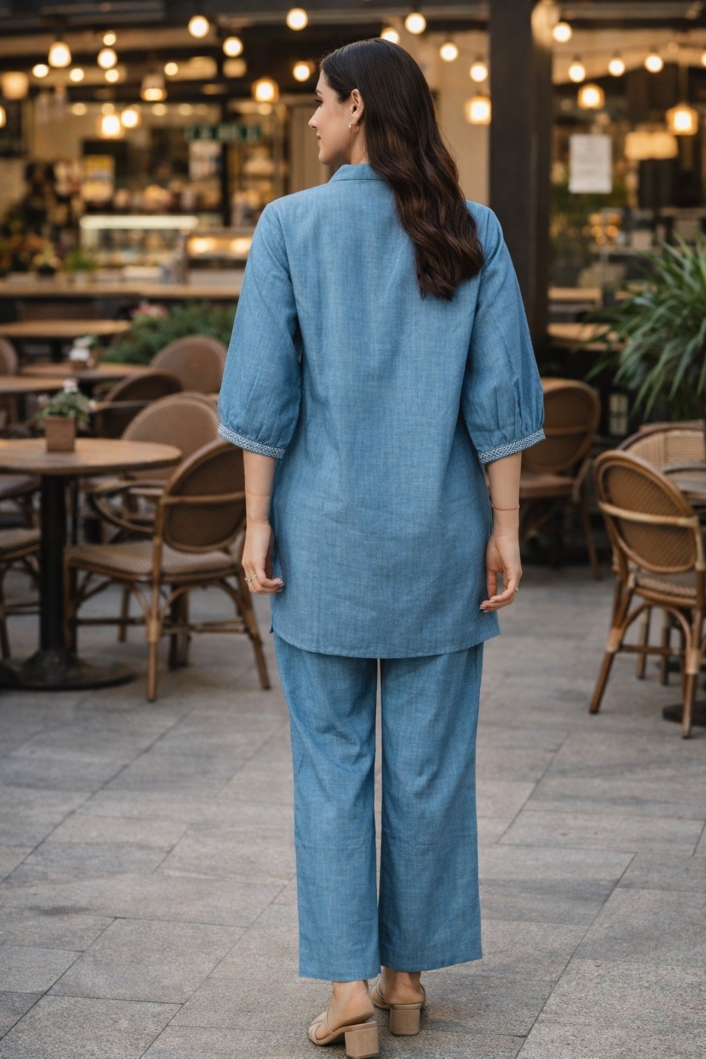 Light Blue Cotton Co - Ord Set - Your ConnorLight Blue Cotton Co - Ord SetYour Connor