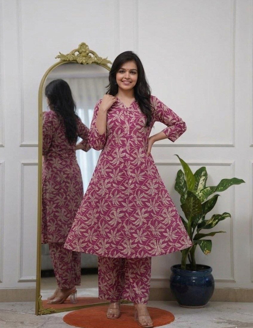 Cotton Flared Co-ord Set