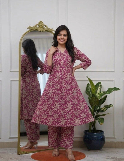 Cotton Flared Co-ord Set