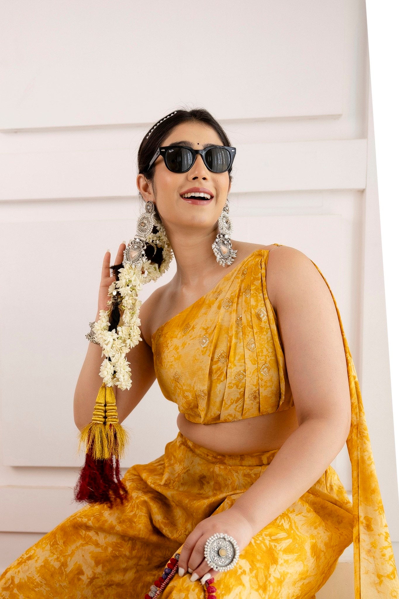 Premium Indo-Western Set - Yellow