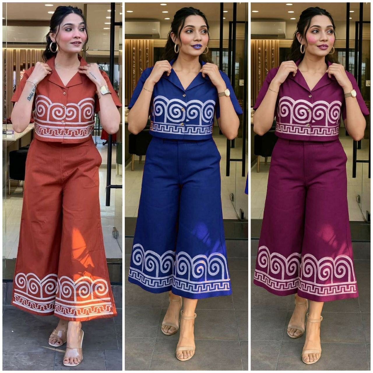 Premium Cotton Embroidery Co - Ord Set - Your ConnorPremium Cotton Embroidery Co - Ord SetYour Connor