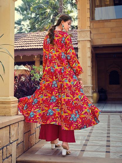 Premium Silk Indo - Western 3 - Piece Co - Ord Set - Your ConnorPremium Silk Indo - Western 3 - Piece Co - Ord SetYour Connor