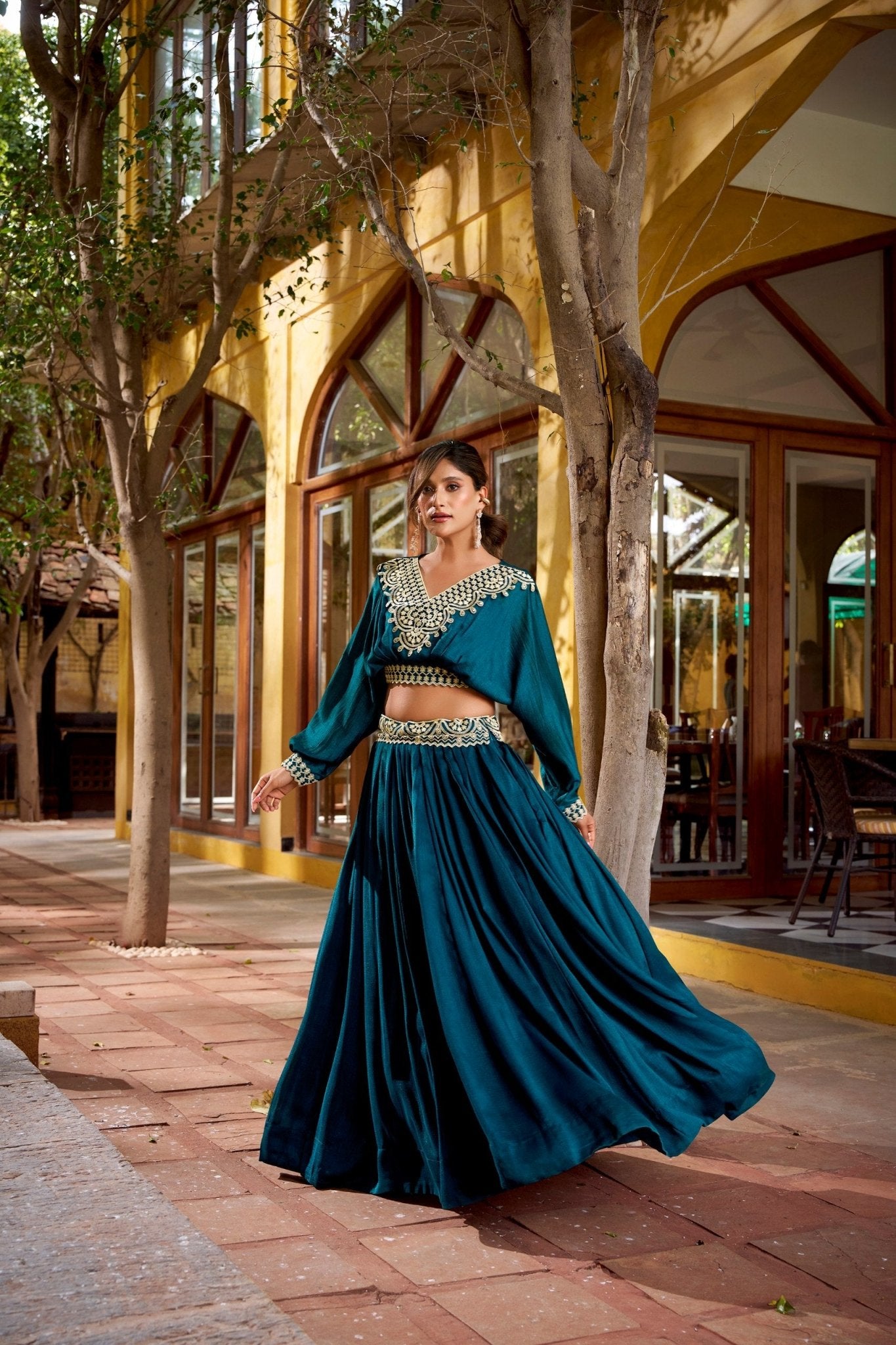 Savarna Paithani Duo Co - ord Set Lehenga - Your ConnorSavarna Paithani Duo Co - ord Set LehengaYour Connor