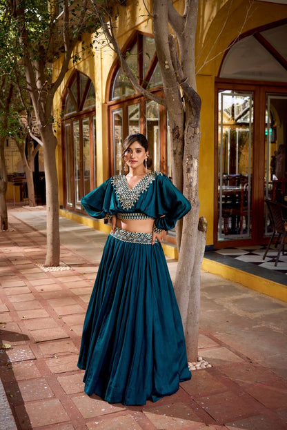 Savarna Paithani Duo Co - ord Set Lehenga - Your ConnorSavarna Paithani Duo Co - ord Set LehengaYour Connor