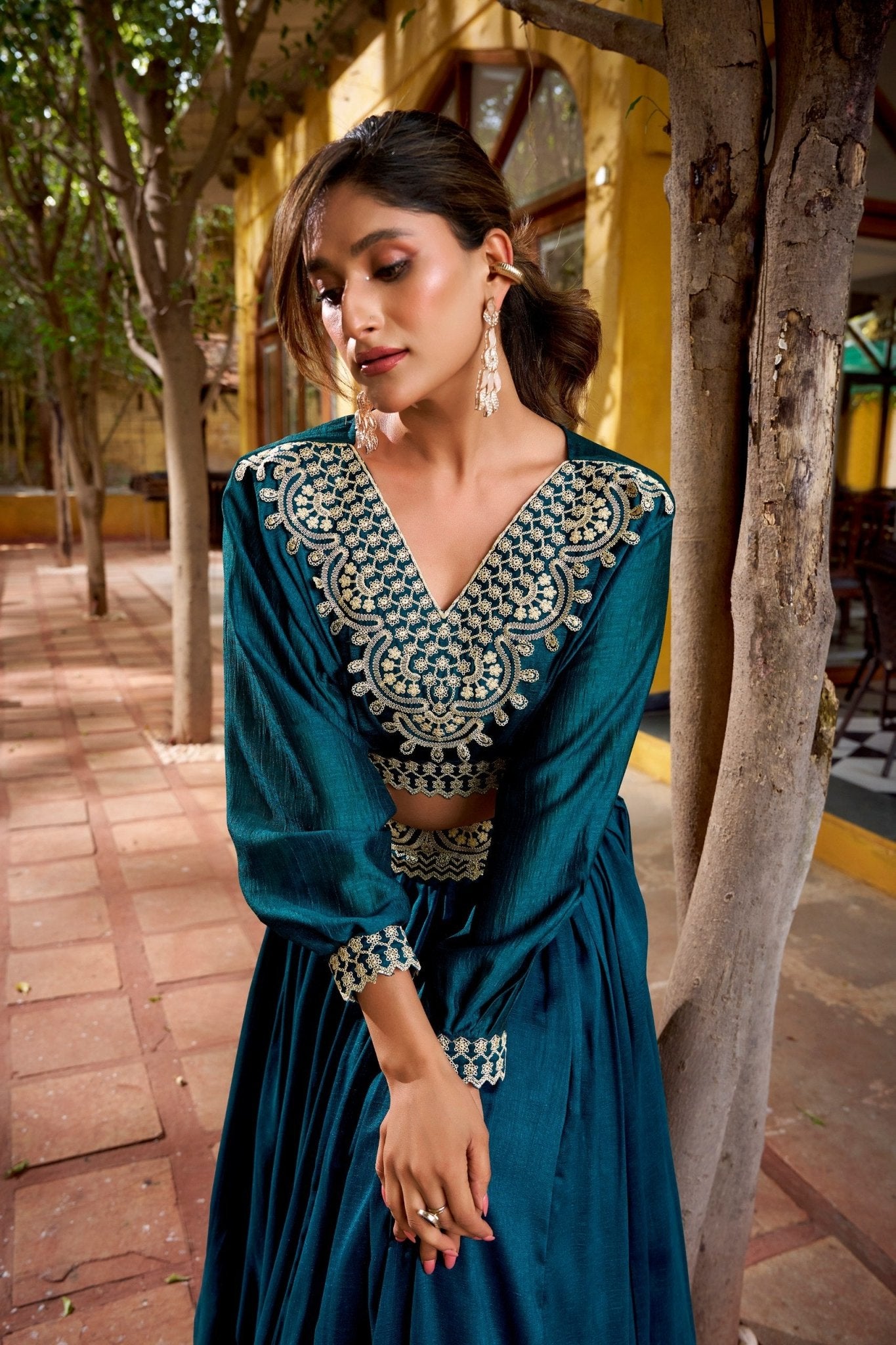 Savarna Paithani Duo Co - ord Set Lehenga - Your ConnorSavarna Paithani Duo Co - ord Set LehengaYour Connor